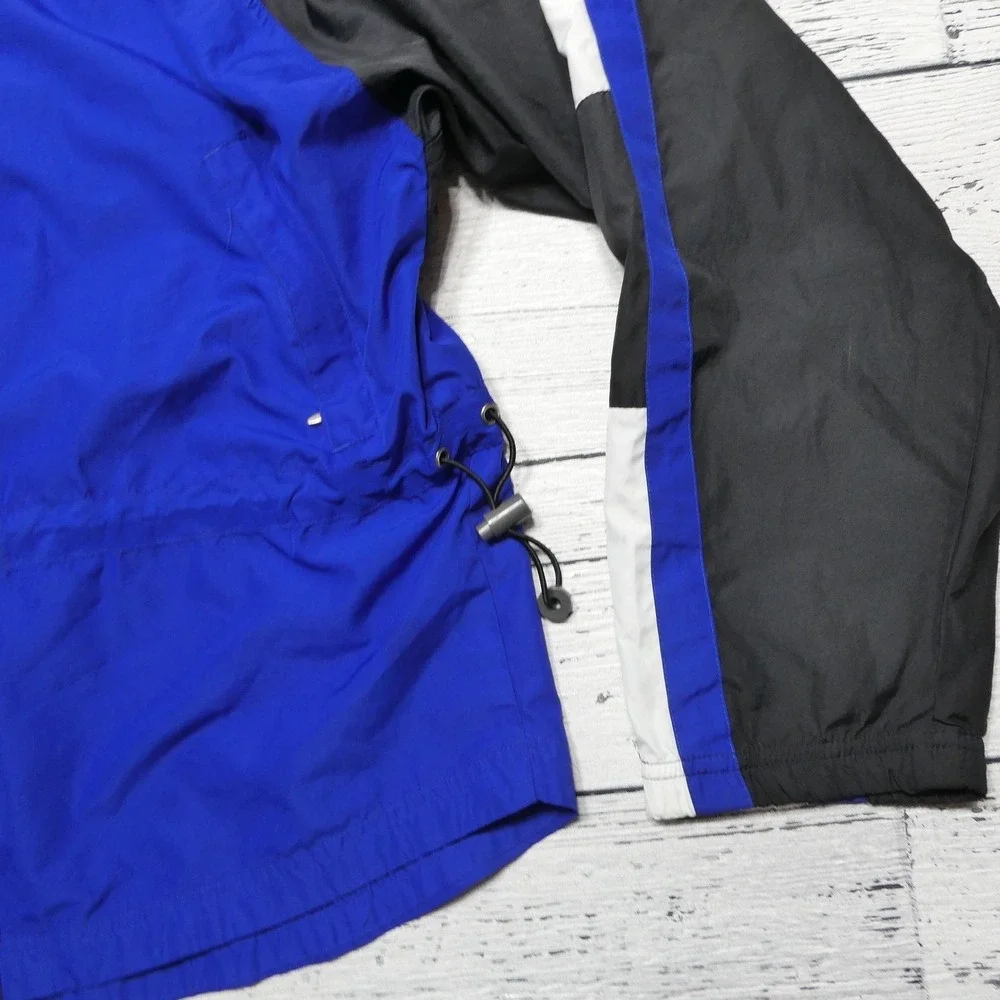 Vintage Adidas Originals Jacket Mens Large Blue Colorblock Windbreaker 90s